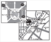 ラゾーナ川崎プラザソル地図